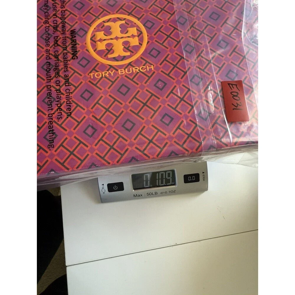 Authentic Tory Burch Shoebox Storage Decor Gift Box‎ W/ Tissue Paper 12x9x4.5